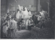 Load image into Gallery viewer, Solomon Alexander Hart, after. A Jewish Synagogue. Engraving by Ebenezer Challis. 1851.
