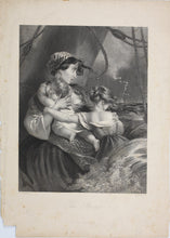 Load image into Gallery viewer, Edmund Thomas Parris, after. The Storm. Engraving by Henry Robinson. 1848.
