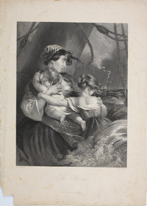 Edmund Thomas Parris, after. The Storm. Engraving by Henry Robinson. 1848.
