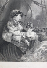Load image into Gallery viewer, Edmund Thomas Parris, after. The Storm. Engraving by Henry Robinson. 1848.
