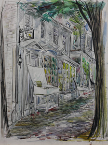 Alexander Fedorsky. Georgetown. Painting. 1965.