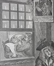 Load image into Gallery viewer, William Hogarth. Night. Engraving. 1738.
