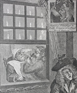 William Hogarth. Night. Engraving. 1738.