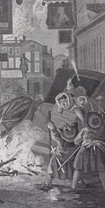 William Hogarth. Night. Engraving. 1738.