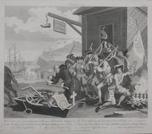 Load image into Gallery viewer, William Hogarth, after. The Invasion, or France and England. Set of two engravings by T. Cook. 1798.
