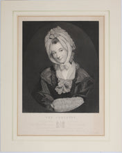 Load image into Gallery viewer, Sir Joshua Reynolds, after. The Coquette. Portrait of Catherine Schindlerin. Engraved by William Humphrys. 1849.
