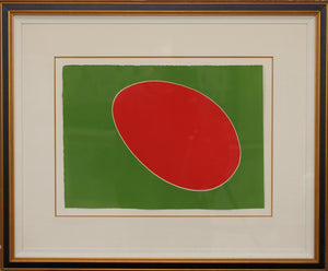 Joan Miro. Cantic Del Sol V. Etching, color aquatint. 1975.