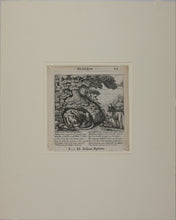 Load image into Gallery viewer, Francis Barlow. LI. The Sick Lion. From Aesop&#39;s Fables. Etching. 1666.
