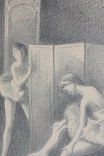 Load image into Gallery viewer, Moses Soyer. Backstage. Lithograph. 1945.
