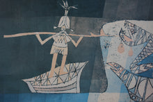 Load image into Gallery viewer, Paul Klee. Sinbad the Sailor. Vintage Art Print. New York, 1998.
