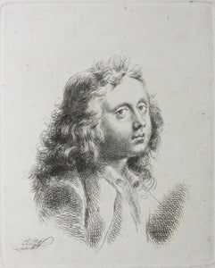 Thomas Worlidge. Portrait of William Kenrick. Etching. 1766.