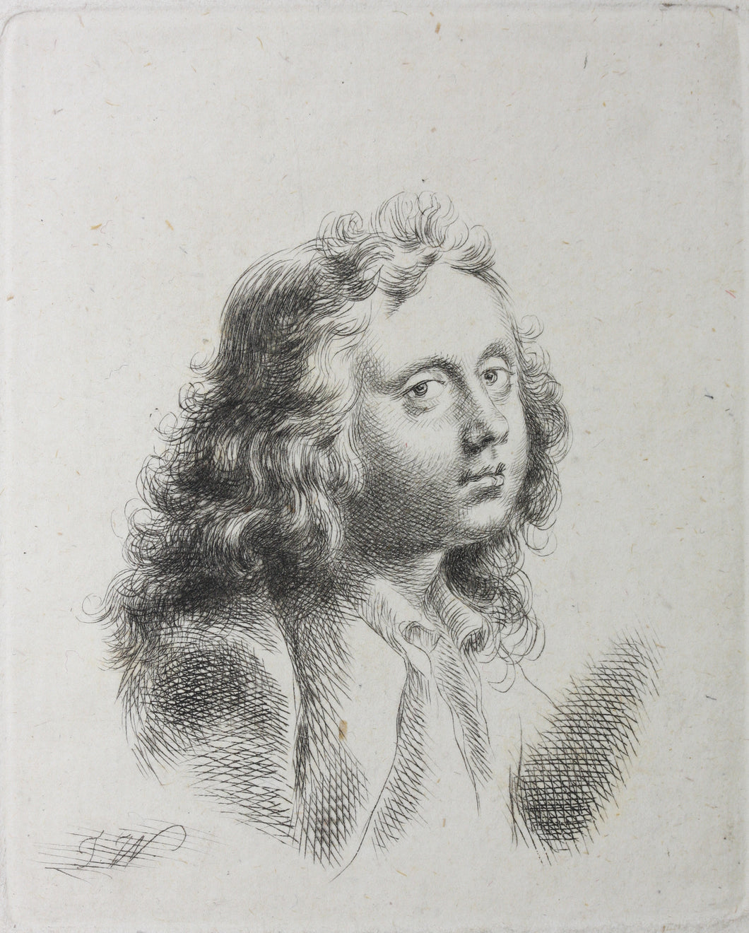 Thomas Worlidge. Portrait of William Kenrick. Etching. 1766.