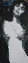 Load image into Gallery viewer, Edvard Munch. Madonna. Vintage Museum Poster. 1990.

