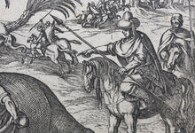 Load image into Gallery viewer, Antonio Tempesta. Elephant hunt. Etching. 1598.
