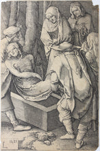 Load image into Gallery viewer, Lucas van Leyden, after. Deposition. Engraving. 17th C.
