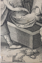 Load image into Gallery viewer, Lucas van Leyden, after. Deposition. Engraving. 17th C.
