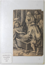 Load image into Gallery viewer, Lucas van Leyden, after. Deposition. Engraving. 17th C.
