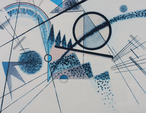Kandinsky. Russian and Bauhaus years, 1915-1933. The Solomon R. Guggenheim Museum. New York. Original Vintage Art Poster. 1983-1984.