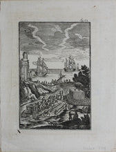Load image into Gallery viewer, Alain Manesson Mallet. Thunder and lightning. Engraving. 1719.
