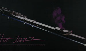 Ed Masterson. Hot Jazz. Colored photography. Vintage Art Poster. 1983.