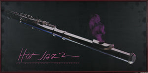 Ed Masterson. Hot Jazz. Colored photography. Vintage Art Poster. 1983.