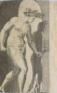 Rosso Fiorentino, after. Jacopo Caraglio, after. Ceres. Engraving. XVI C.