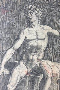 Philips Galle. Rodanus. Engraving. 1586.