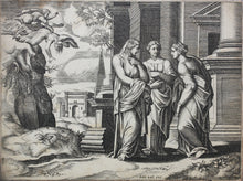 Load image into Gallery viewer, Michiel Coxie I, after. Psyche 15. Engraving by Master of the Die. 1530–60.
