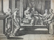 Load image into Gallery viewer, Michiel Coxie I, after. Psyche 3. Engraving by Master of the Die. 1530–60.
