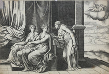Load image into Gallery viewer, Michiel Coxie I, after. Psyche 14. Engraving by Master of the Die. 1530–60.
