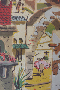 Sa Vau. A pair of mexican street views. Vintage posters. © R.W.P. Co. Mid 20th century.
