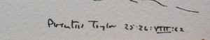 Prentiss Taylor. (1907 - 1991).  Roaring Fork. Drawing. 1962.