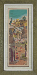 Sa Vau. A pair of mexican street views. Vintage posters. © R.W.P. Co. Mid 20th century.
