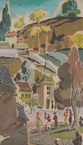 Sa Vau. A pair of mexican street views. Vintage posters. © R.W.P. Co. Mid 20th century.