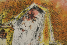 Load image into Gallery viewer, Chaim Gross. In Front of the Ark. Color Lithograph. Trial proof. 1970.

