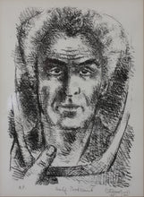 Load image into Gallery viewer, Chaim Gross. Self Portrait. Lithograph. Artist proof. 1968.
