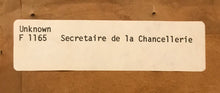 Load image into Gallery viewer, Johann Rudolf Huber, after. Secrétaire de la Chancellerie. Engraved by Johann Rudolf Schellenberg. Basel, 1798.
