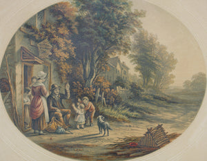 Abraham Le Blond. The Pedler. Baxter print. Circa 1854-1857.