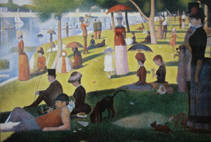 Georges Seurat. A Sunday on La Grande Jatte. Poster. The Art Institute of Chicago. 20th c.