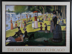 Georges Seurat. A Sunday on La Grande Jatte. Poster. The Art Institute of Chicago. 20th c.