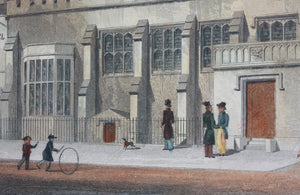 Thomas Hosmer Shepherd, after. Gray's Inn Hall, Chapel, and Library. Engraved by W. Watkins. [1829-1831]..