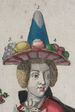 Load image into Gallery viewer, Martin Engelbrecht, after. A male Sweets peddler (Un Confiseur). Engraved by J. F. Schmidt. Hand-colored. 18th c.
