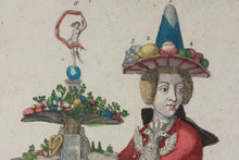 Load image into Gallery viewer, Martin Engelbrecht, after. A male Sweets peddler (Un Confiseur). Engraved by J. F. Schmidt. Hand-colored. 18th c.

