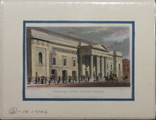 Load image into Gallery viewer, Thomas Hosmer Shepherd. Theatre Royal. Covent Garden. Engraved byJohn Rolph. Hand colored. 1828.
