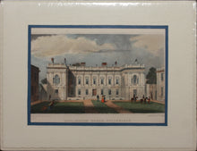 Load image into Gallery viewer, Thomas Hosmer Shepherd, after. Burlington house. Piccadilly.  Engraved by T. Cleghorn. Hand colored. [1829-31].
