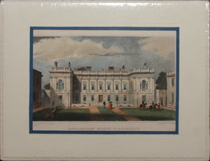 Thomas Hosmer Shepherd, after. Burlington house. Piccadilly.  Engraved by T. Cleghorn. Hand colored. [1829-31].