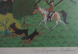 Dagmar Giffen. Hunter's Valley, Virginia. Offset lithograph. Turn of the 20th-21st century.