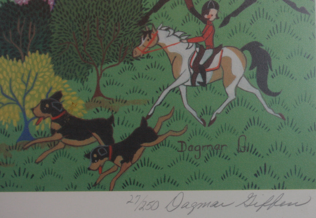 Dagmar Giffen. Hunter's Valley, Virginia. Offset lithograph. Turn of the 20th-21st century.