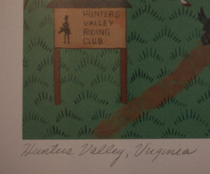 Dagmar Giffen. Hunter's Valley, Virginia. Offset lithograph. Turn of the 20th-21st century.