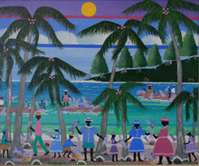 Load image into Gallery viewer, Rita Genet. Jamaica Festival. Oil on canvas. 1990.
